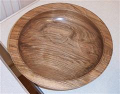 Walnut bowl by Dave Matson